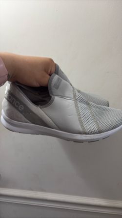 Never worn female new balance slip on in wide size 9.5