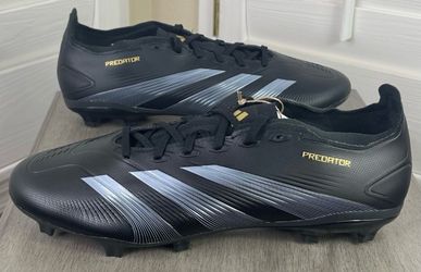 Adidas Predator Pro FG Black/Gold/Carbon Soccer Cleats - IF6347 - Men’s Size 11.5 - New w/Tags