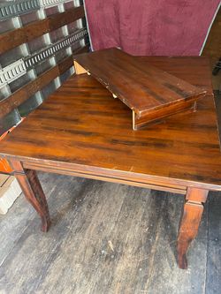 Kitchen table solid wood no chairs