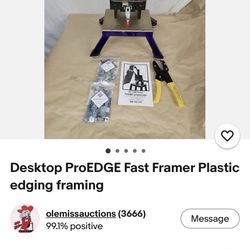 ProEdge Fast Framer Plastic Edging Framing