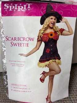 Women’s Scarecrow Costume, size M/L