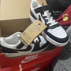 	 Nike Kids' Court Borough Low Recraft Sneaker (Baby, Walker, Toddler, & Little Kid)