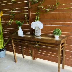 🪐🪵Console table, farmer style, entryway table decorator, mesa de entrada, table decorator ñ🪵🪐