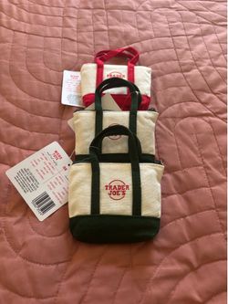 Trader Joe’s, mini tote bags