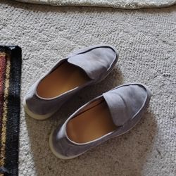 Scarosso shoes loafers in gray  comfortable  45 Italy , 11 us size