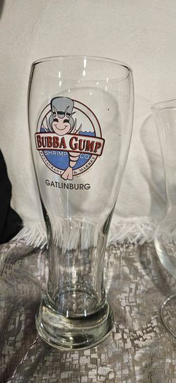 Bubba Gump beer pilsner glass Gatlinburg