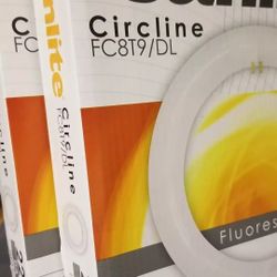 Sunlite 41314-SU FC8T9/DL Circline Fluorescent Lamps, 8-Inch Size, 22 Watts, 1050 Lumens, 4-Pin Base (G10q), 10,000 Life Hours, 65K-Daylight
