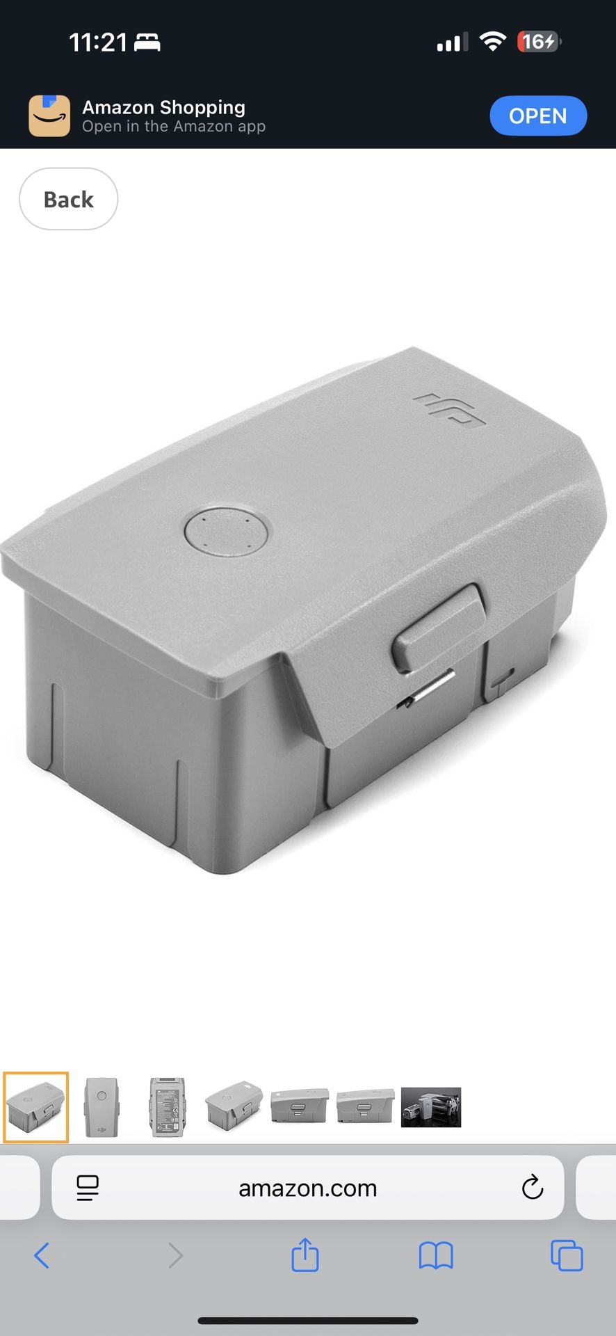DJI Mavic Air 2 Intelligent Flight Battery - 3500mAh for Mavic Air 2/Air 2S, Gray