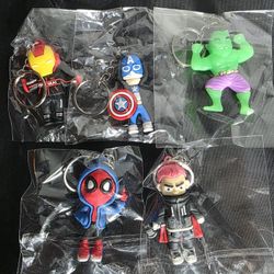 Superhero Keychains