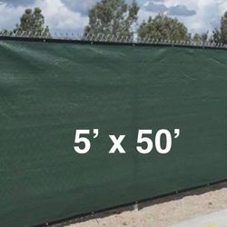 FENCE SCREEN 5 x 50 Privacy Screen - GREEN 5x50