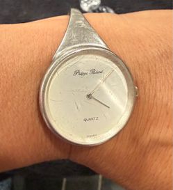 Woman’s Vintage Philipe Pechard half cuff watch from Denmark.