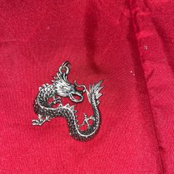 Solid silver dragon neck piece needs chain