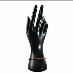 Vintage DGL Red Gold Beaded Bracelet 