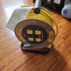 50 Feet Extension Cord With 4  Sockets .