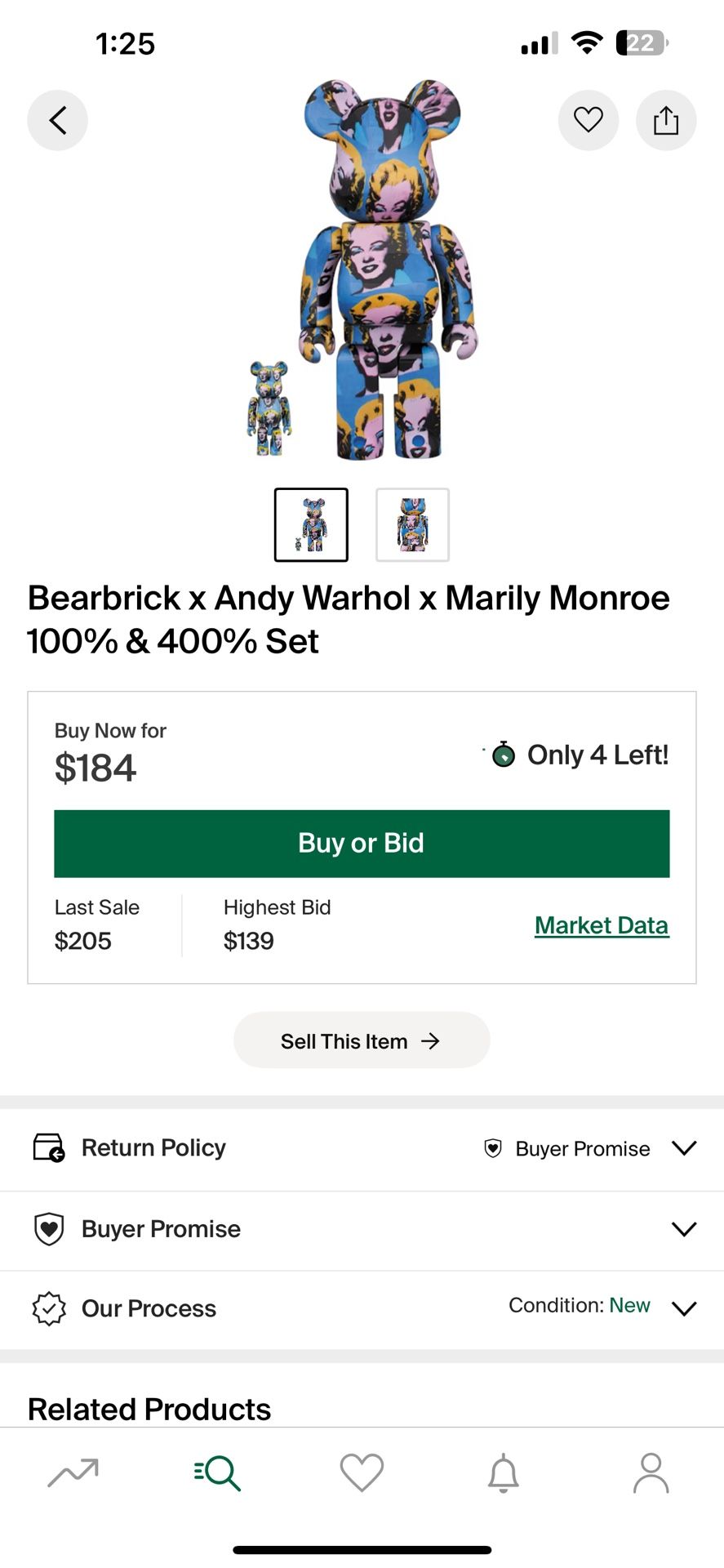 Bear Brick 400% & 100%