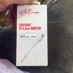 Lightning To 3.5mm Adapter Aux To iPhone 