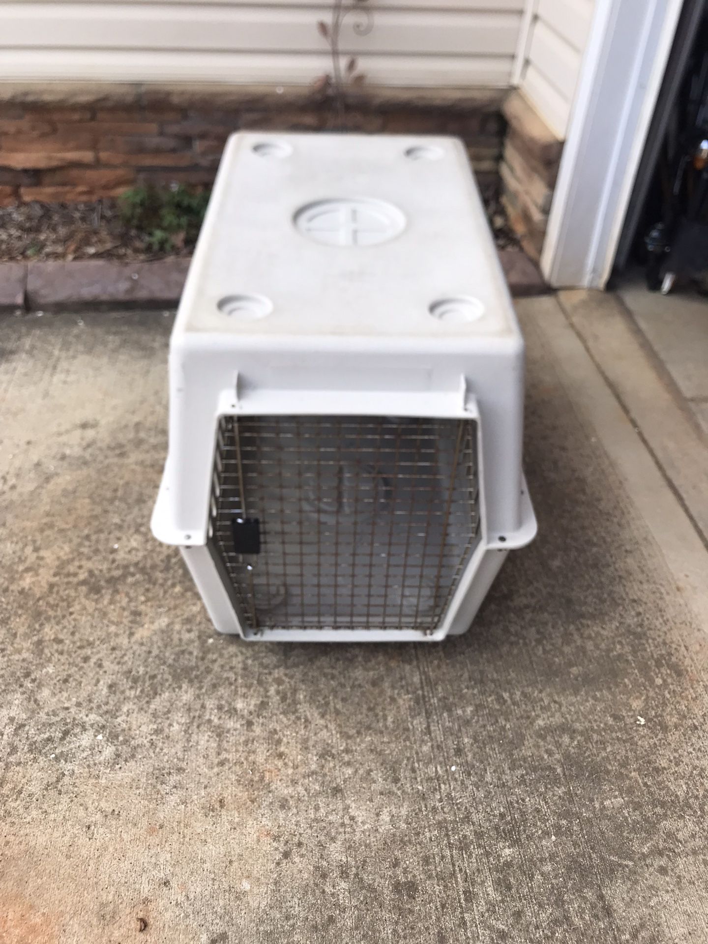Nice And Strong Plastic Pet mate pet porter In Great Condition For A Large Dog