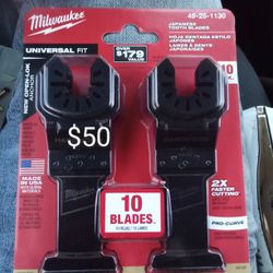 MILWAUKEE HARDWOOD MULTI TOOL BLADES 10PK