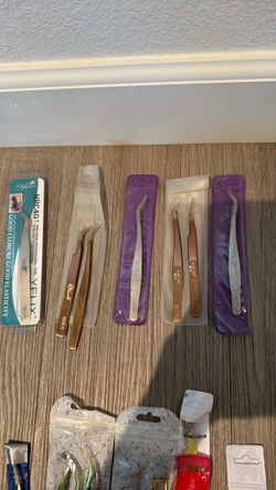 ✨ 7 PCS MIXED PROFESSIONAL LASH TWEEZERS & TOOLS – NEW