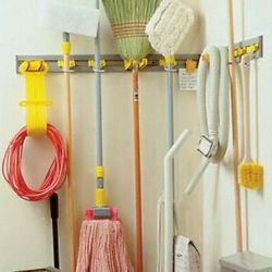 TWO 34” RUBBERMAID CLOSET ORGANIZERS - Rated 40lbs - Grey&Yellow