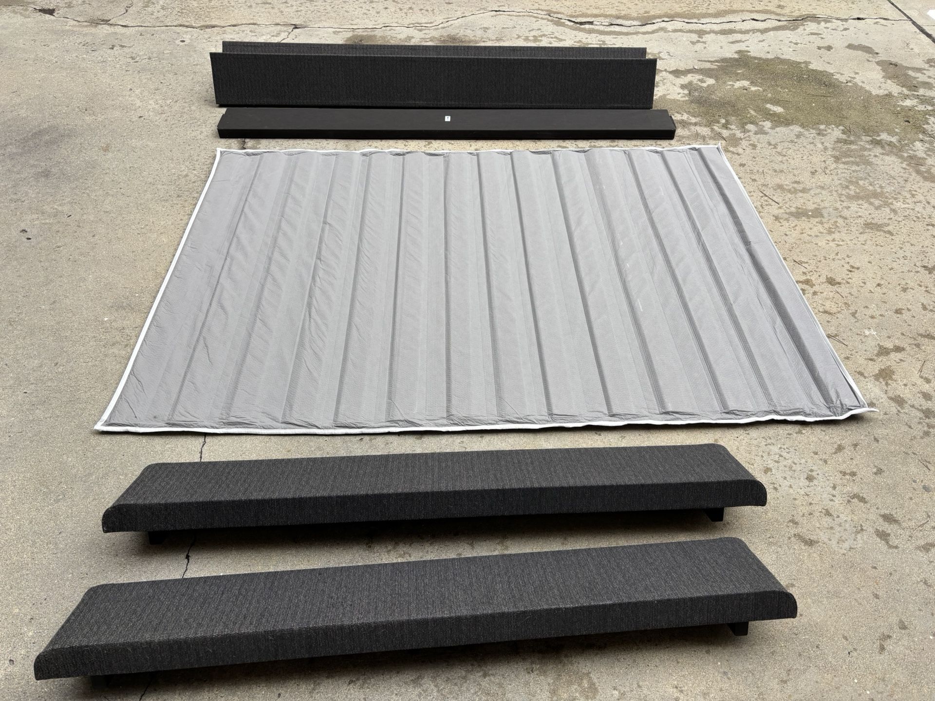 Bed Frame, Plate Form Style By Nestor