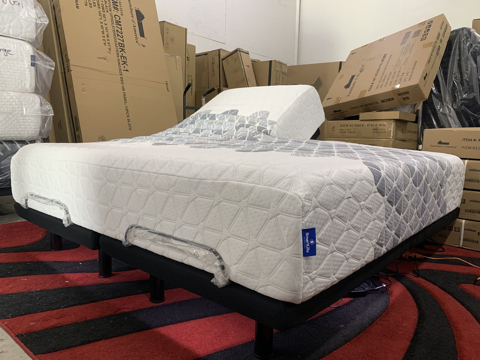$1999 Brand New King Koil Smartlife Saffron Mattress With Adjustable Base (Read Description Below)