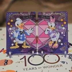 Disney 100th Anniversary Donald & Daisy Duck Card Set - Limited Edition!