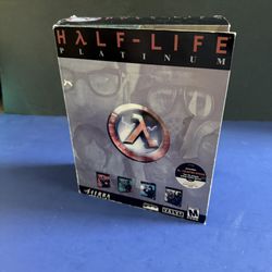 Half-Life: Platinum Big Box (PC, 2000, CD-ROM) NEW & SEALED (Wear on Box)