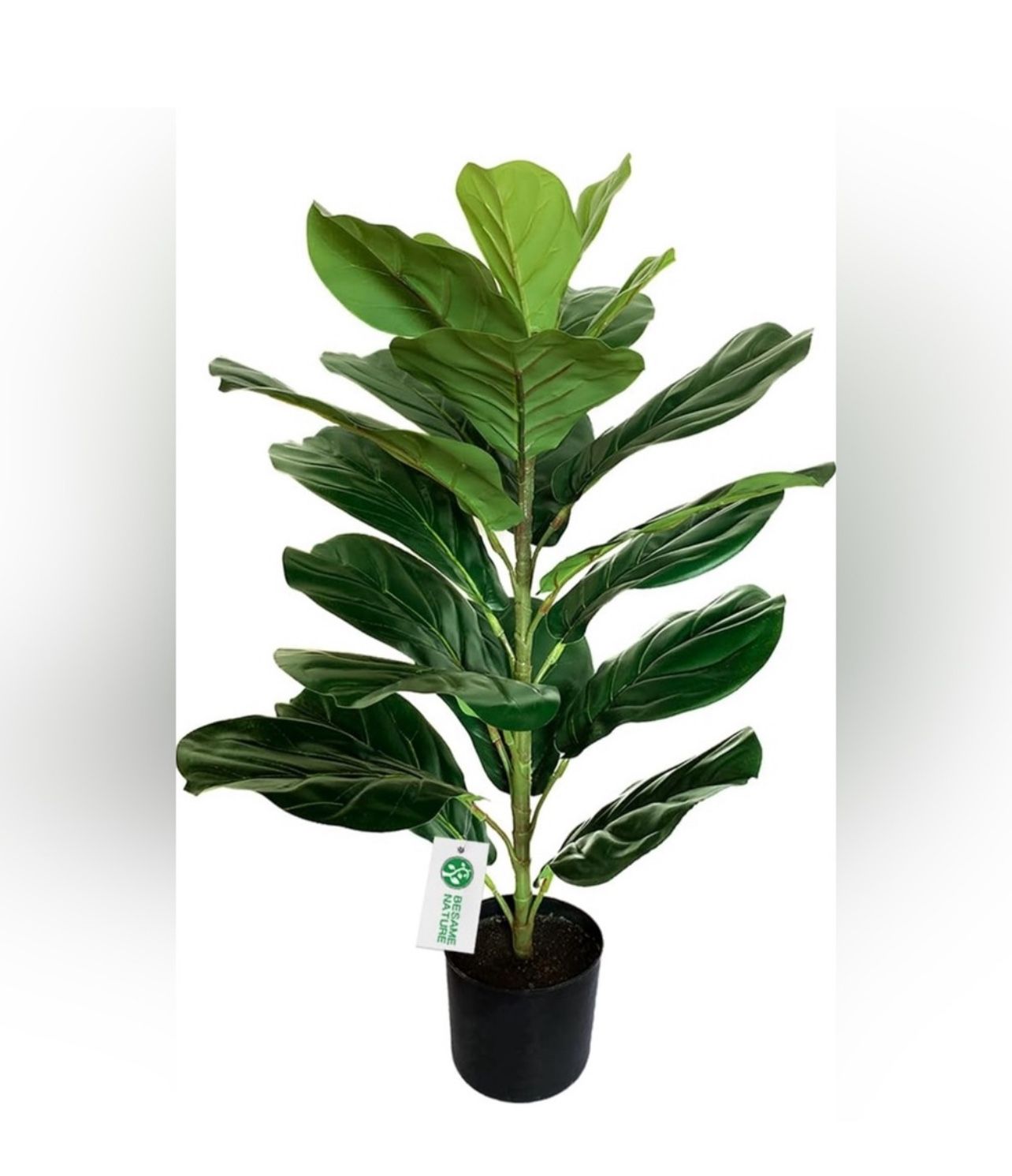 30" Artificial Fiddle Leaf Fig Tree/Faux Ficus Home Office Decor Fake Plant