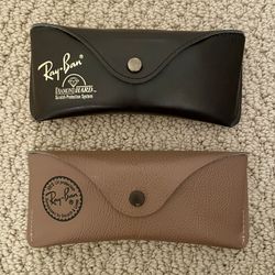 Rare Vintage Ray Ban Rayban Sunglasses CASES ONLY  Diamond Hard Eyeglasses Holder