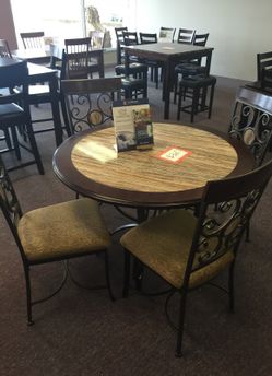 Table and 4 chairs