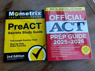 ACT & PreACT Test Prep Books – 2025–2026 – Set of 2