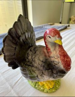 Turkey Gravy Boat Shafford Italy Thanksgiving Decorations