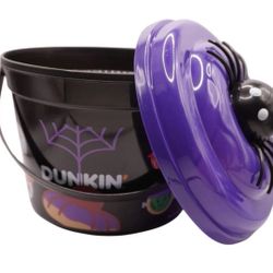 Limited Edition Dunkin Donuts Spider Halloween Munchkin Bucket  2025