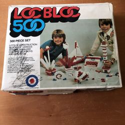 Vtg 1975 Loc Bloc 500 Set  