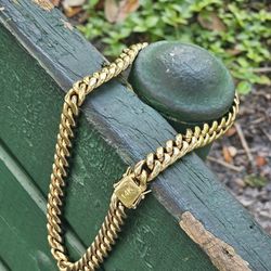 I Deliver I Ship 14k Gold Plated Chain 