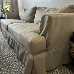 Grey Linen Couch