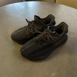 Yeezy 350 Black Static Reflective Size 6.5