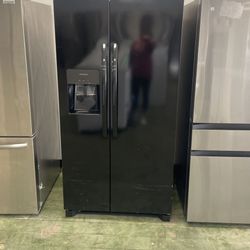 Black Frigidaire Side By side Refrigerator 2GM