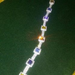 Icedout Bracelets Sterling silver Real Stone