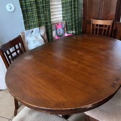 Table and chairs