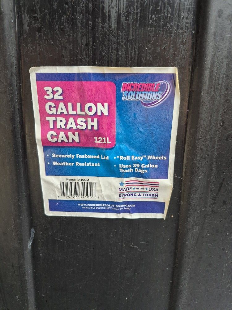 32 Gallon Trash Can