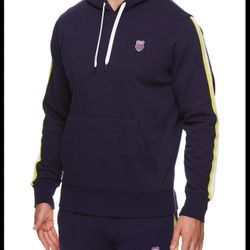 K-Swiss Navy Hoodie Size Small