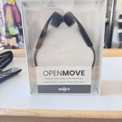 SHOKZ OpenMove - Open-Ear Bluetooth Sport Headphones, Bone