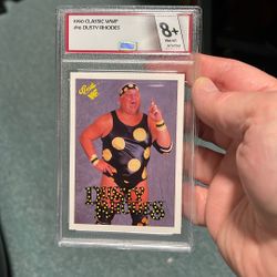1990 Classic Wwf Number 16 Dusty Rhodes In An 8+ Near Mint Slab