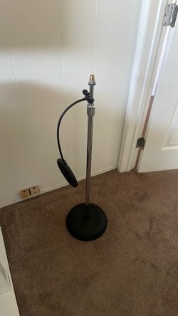 Vintage Mic Stand with Pop Filter