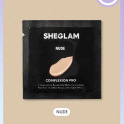 SHEGLAM Nude Foundation Sample