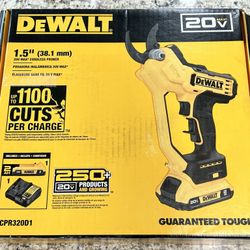NEW! DeWalt DCPR320D1 20V MAX Multi Use Pruner Kit