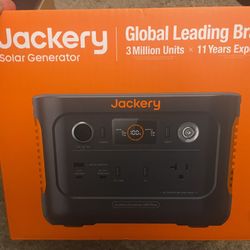 Unopened Jackery Explorer 300 Plus Portable Power Station: Rechargeable 78000mAh, 120V Output