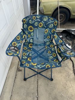 Sunflower Camping Chair With Bag